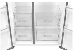 Lodówka TCL RP631SSE1 Side by Side No Frost 176.8cm Inox Dozownik wody