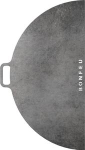 BonFeu BonPlancha 1/2 blacha do pieczenia do brytfanny Ø120 cm - Wysokiej jakoci stal - 120x60x1,6 cm