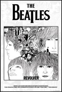 Plakat, Obraz The Beatles - Revolver Album Cover, (61 x 91.5 cm)