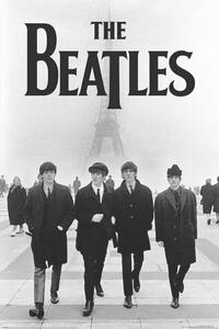 Plakat, Obraz The Beatles - Eiffel Tower, (61 x 91.5 cm)