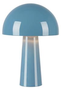 Niebieska lampa stołowa z metalowym kloszem (wysokość 36 cm) Mantar – Markslöjd