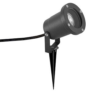 Zewnętrzna Lampa Lindby, Nielas, ściemnialny, szary, metal, nowoczesny