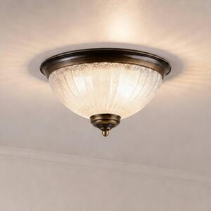 Lampa sufitowa Carmen Jupiter, możliwość ściemniania, brązowy / mosiężny, salon / jadalnia, metal, antyczny