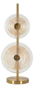 Lampa stołowa w kolorze złota ze szklanym kloszem (wysokość 63 cm) Venice – Mauro Ferretti