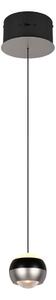Lampa wisząca LED w czarno-srebrnym kolorze ø 15,5 cm Orbit – Trio Select