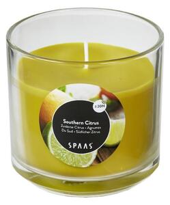 Świeca zapachowa w szkle SOUTHERN CITRUS 8,5 cm żółta