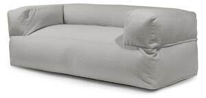 Jasnoszary worek do siedzenia z materiału bouclé Sofa MooG – SLOWDOWN