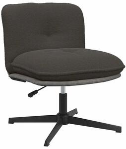 Czarny minimalistyczny fotel obrotowy D4-E44
