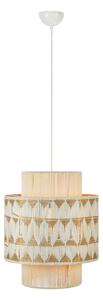 Lampa wisząca w naturalnym kolorze z jutowo-tekstylnym kloszem ø 45 cm Ano – Markslöjd