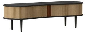 Brązowa szafka pod TV w dekorze dębu 140x40 cm Audacious – UMAGE
