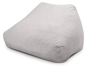 Jasnoszary sztruksowy worek do siedzenia Sofa Snug – SLOWDOWN