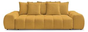 Musztardowa sofa z tkaniny szenilowej 278 cm Everest – Bobochic Paris