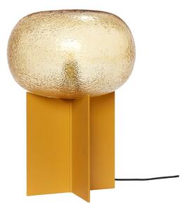 Pomarańczowa lampa stołowa ze szklanym kloszem (wysokość 36 cm) Podium – Hübsch