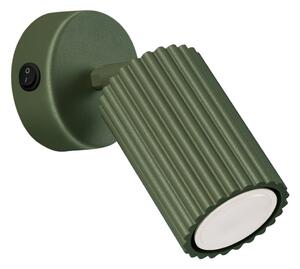 Zielona lampa punktowa 8x16 cm Gleam – Sollux