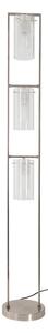 Lampa stojąca elegancka satynowana zamglone klosze 3xE27 60W Conetti Italux