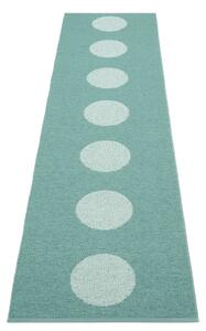 Turkusowy chodnik odpowiedni na zewnątrz 70x280 cm Vera Pop Jade – Pappelina