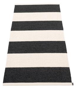 Czarno-biały chodnik odpowiedni na zewnątrz 70x150 cm Bob Black Vanilla – Pappelina