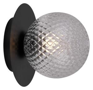 Czarna lampa sufitowa SULION Musa, ø 14 cm
