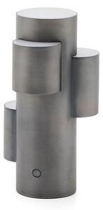 Czarna metalowa lampa stołowa LED ze ściemniaczem (wysokość 26,5 cm) Adrina – Kave Home
