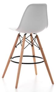 EMWOmeble Krzesło hoker MSA074 białe