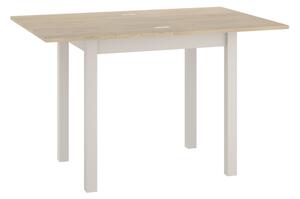 Stół jadalniany rozkładany FLIP 80(160)X80 cm, dąb Cremona Torro/kaszmir