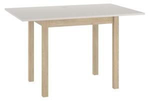 Rozkładany stół jadalny FLIP 80(160)X80 cm, kaszmir/dąb Cremona Torro