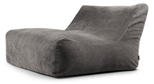 Ciemnoszary sztruksowy worek do siedzenia Sofa Lounge – SLOWDOWN