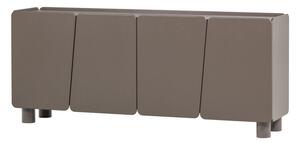 Brązowa komoda z litego drewna sosnowego 200x85x45 cm Root – WOOOD