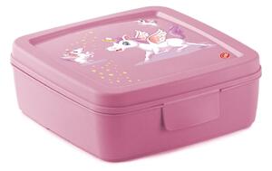 Różowy pojemnik śniadaniowy dla dzieci Unicorn – Snips