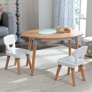KidKraft Stół dla dzieci z 2 krzesłami Mid-Century Modern