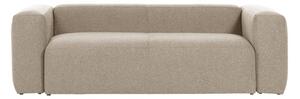 Beżowa sofa Kave Home Blok, 240 cm