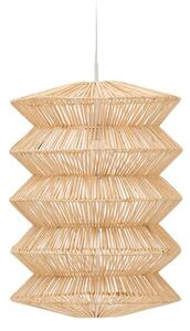 Lampa wisząca w naturalnym kolorze z rattanowym kloszem Dakit – Kave Home