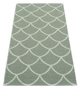Zielony chodnik odpowiedni na zewnątrz 70x150 cm Kotte Army Sage – Pappelina