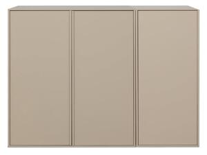 Kremowa szafa modułowa z litego drewna sosnowego 150x110 cm Daily – vtwonen