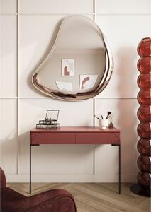 Konsola / toaletka Sonatia 100 cm z dwoma szufladami - burgund