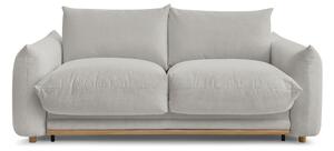 Jasnoszara rozkładana sofa 234 cm Ernest – Bobochic Paris