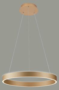 BRASCO Up Down lampa wisząca złota LED 80W 3000K / 4000K ściemnialna światło góra dół PND-56215D-080RPC-GD-3KS4K-TRDIMM