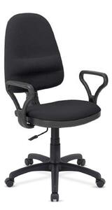 Krzesło obrotowe Bravo GTP do biura lub nauki, czarne