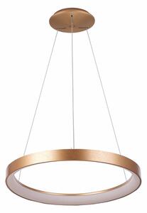 VICO lampa wisząca złoty ring 58cm LED 48W 3000K / 4000K ściemnialna PND-53675-058RPC-GD-3KS4K-TRDIMM