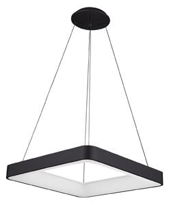 GIACINTO kwadratowa lampa wisząca czarna LED 50W 4000K 5304-850SQP-BK-4