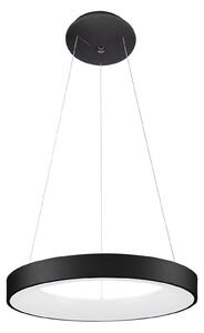 GIULIA lampa wisząca okrągła czarna LED 40W 4000K średnica 48cm 5304-840RP-BK-4
