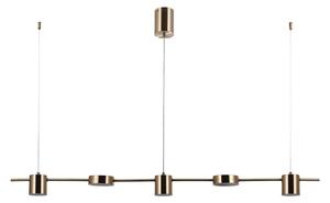 REMDAL lampa wisząca mosiężna nad stół LED 30W 4000K PND-16374-5-COP-GD-4K