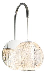ROSARIO kinkiet chrom klosz kula szlifowana LED 4,2W 3200K WL-12220121-1A-CR