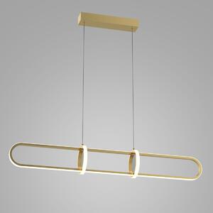 CERRILA nowoczesna lampa wisząca podłużna złota LED 31,2W 3000K PND-29772750-1A-GD