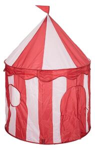 Namiot dziecięcy Circus czerwony/biały