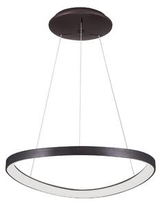 MORFI asymetryczna lampa wisząca kawowy szczotkowany LED 48W 3000K 5355-848ROP-BC-3