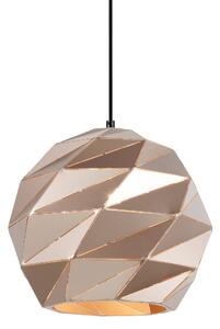 PALERMO lampa wisząca z prześwitami fi 32cm złoto szamańskie 1xE27 PND-2424-1L-GD