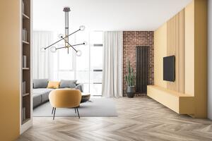 ROMILY kawowa lampa wisząca prętowa ze szklanymi kloszami LED 6x4W 3000K regulowane ramiona PND-201883-6