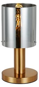 SARDO lampa stołowa mosiądz klosz dymiony 1xE27 TB-5581-1-BRO+SG