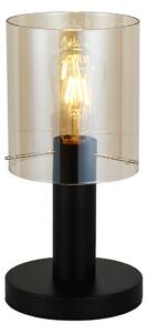 SARDO lampa stołowa czarna klosz amber 1xE27 TB-5581-1-BK+AMB
